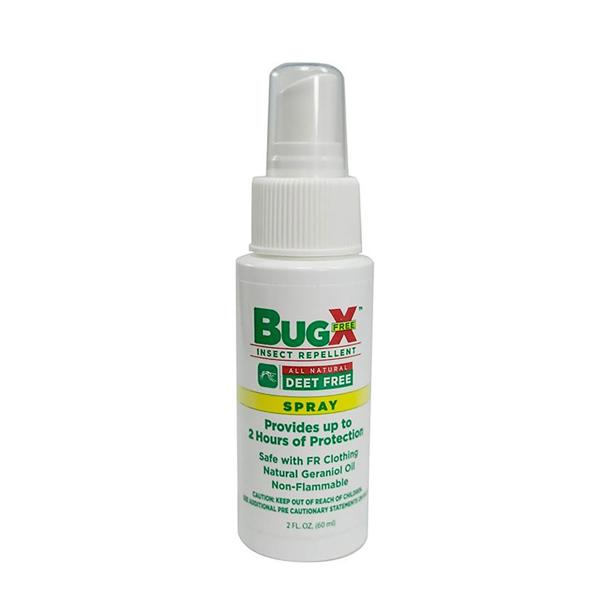 Aero Healthcare BugX DEET-Free Insect Repellent Spray — 2 Oz. Bottle, Plant-Based, Non-Flammable, Case of 12, Model# 12850
